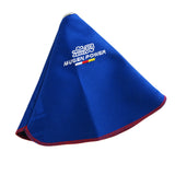 Mugen Red Stitched Blue Fabric Shifter Boot Cover