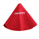 For Nissan NISMO Racing shift knob Shifter Boot Cover MT/AT Red Hyper Fabric