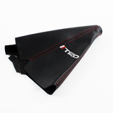Toyota TRD Red Stitched Black PVC Leather Shifter Boot Cover