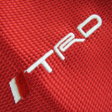 JDM TRD SPORTS shift knob Shifter Boot Cover MT/AT Red Hyper Fabric