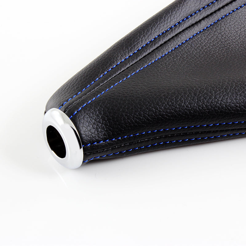 BLACK STITCH LEATHER SHIFT & E BRAKE BOOTS FOR BMW E36 E46 91-05 TRI STITCH - Foto 12