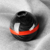 Mugen Carbon Fiber 5-Speed Shift Knob with Red Line