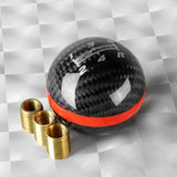 Mugen Carbon Fiber 5-Speed Shift Knob with Red Line