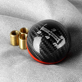Mugen Carbon Fiber 5-Speed Shift Knob with Red Line