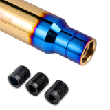 18CM - MUGEN Aluminum Burnt Blue Universal Gear Shift Knob Shifter Lever Head V2