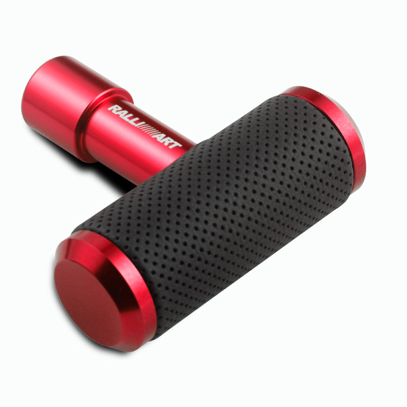 TRD Style Leather & Aluminum Aircraft Joystick Shift Knob For Racing - M8 M10 M12 Threads
