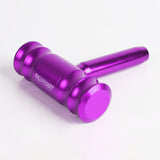 Purple RALLIART Mitsubishi Car Shift Knob Aircraft Joystick Transmission Racing Gear Shifter