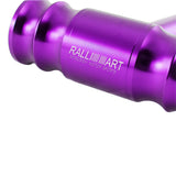 Purple RALLIART Mitsubishi Car Shift Knob Aircraft Joystick Transmission Racing Gear Shifter