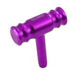 Purple RALLIART Mitsubishi Car Shift Knob Aircraft Joystick Transmission Racing Gear Shifter