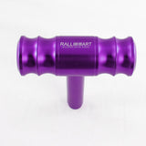 Purple RALLIART Mitsubishi Car Shift Knob Aircraft Joystick Transmission Racing Gear Shifter
