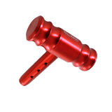 Red RALLIART Mitsubishi Car Shift Knob Aircraft Joystick Transmission Racing Gear Shifter