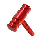 Red RALLIART Mitsubishi Car Shift Knob Aircraft Joystick Transmission Racing Gear Shifter