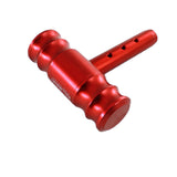 Red RALLIART Mitsubishi Car Shift Knob Aircraft Joystick Transmission Racing Gear Shifter