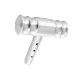 Silver RALLIART Mitsubishi Car Shift Knob Aircraft Joystick Transmission Racing Gear Shifter