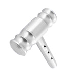 Silver RALLIART Mitsubishi Car Shift Knob Aircraft Joystick Transmission Racing Gear Shifter