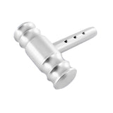 Silver RALLIART Mitsubishi Car Shift Knob Aircraft Joystick Transmission Racing Gear Shifter