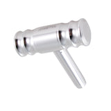 Silver RALLIART Mitsubishi Car Shift Knob Aircraft Joystick Transmission Racing Gear Shifter