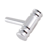 Silver RALLIART Mitsubishi Car Shift Knob Aircraft Joystick Transmission Racing Gear Shifter