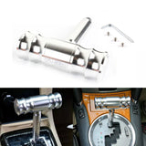 Silver RALLIART Mitsubishi Car Shift Knob Aircraft Joystick Transmission Racing Gear Shifter