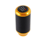 Universal 82MM - Gold Carbon Fiber Car Auto Manual Gear Stick Lever Shift Knob