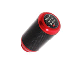 Universal 82MM - Red Carbon Fiber Car Auto Manual Gear Stick Lever Shift Knob