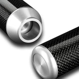Universal 82MM - Silver Carbon Fiber Car Auto Manual Gear Stick Lever Shift Knob