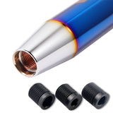 18CM - TRD Aluminum Burnt Blue Universal Gear Shift Knob Shifter Lever Head NEW