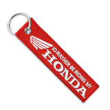 Honda Atv Rancher Foreman Rubicon Key Chain Strap Dirt Bike Key Tag Lanyard