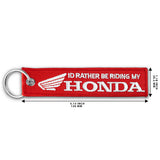 Honda Atv Rancher Foreman Rubicon Key Chain Strap Dirt Bike Key Tag Lanyard
