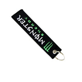 ENERGE DRINK DOUBLE SIDED EMBROIDERED KEYCHAIN For MONSTER CELL HOLDERS KAWASAKI