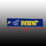 DOUBLE SIDED EMBROIDERED KEY TAG For JDM NOS KEYCHAIN CELL HOLDERS KEYRING X2