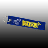 DOUBLE SIDED EMBROIDERED KEY TAG For JDM NOS KEYCHAIN CELL HOLDERS KEYRING X2