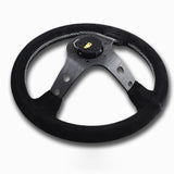 For J’s Racing Xtreme Racers Type D 330mm Deep Dished Suede Steering Wheel