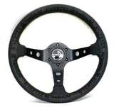 Vertex "King" Universal 13'' Black Deep Dish Car Racing Drift Race Sport Steering Wheel