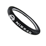 New Faux Quality Leather For NISSAN Black 15" Diameter Car Auto Steering Wheel Cover X1