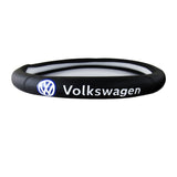 VOLKSWAGEN VW Set of Car 15" Steering Wheel Cover Quality Leather with Exquisite Clock