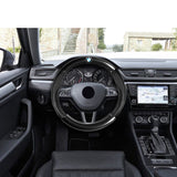 15" Carbon Fiber Style Quality Leather Car Steering Wheel Cover For All BMW NEW x1