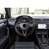 For BRIDE Racing 15" Diameter Car Steering Wheel Cover Carbon Fiber Look Leather X1