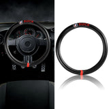 For all BUICK 15" Diameter Car Steering Wheel Cover Carbon Fiber Look Leather X1