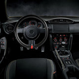 VOLVO Set of Car 15" Steering Wheel Cover Carbon Fiber Look Leather with Exquisite Clock