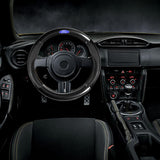 15" Carbon Fiber Style Quality Leather Car Steering Wheel Cover For All Ford NEW x1