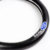 For FORD RACING 15" Diameter Car Steering Wheel Cover Carbon Fiber Look Leather X1