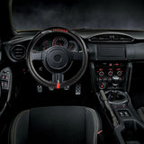 For JAGUAR 15" Diameter Car Steering Wheel Cover Carbon Fiber Look Leather X1