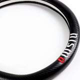 NISMO Set of Car 15" Steering Wheel Cover Carbon Fiber Style Leather NISSAN with Seat Belt Covers