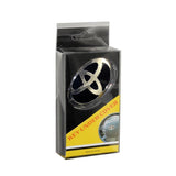 Black TOYOTA MOTORS Racing Set Keychain Metal Key Ring with Steering Wheel Emblem