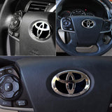 Toyota Black Steering Wheel Emblem Sticker