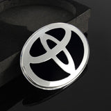 Black TOYOTA MOTORS TRD Racing Set Keychain Metal Key Ring with Steering Wheel Emblem