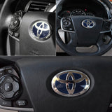 Toyota Navy Blue Steering Wheel Emblem Sticker