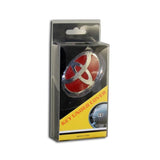 Red TOYOTA MOTORS Racing Set Keychain Metal Key Ring with Steering Wheel Emblem