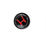 Black JDM Horn Button Honda Acura NSX EG6 EK9 DC2 For Momo Steering Wheel